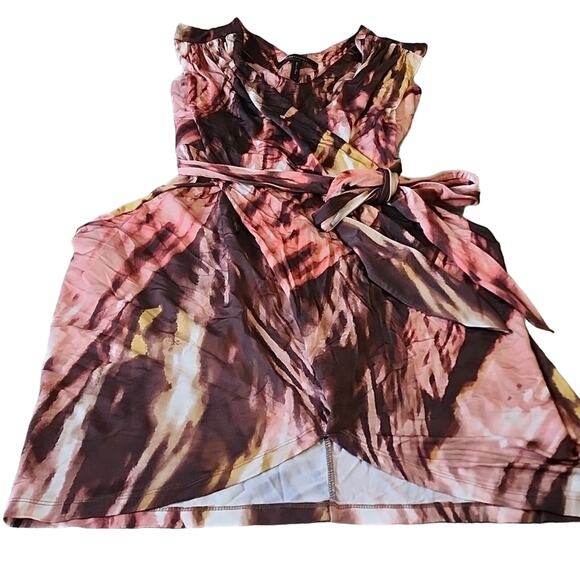 BCBG Max Azria Criss Cross Front Dress - Picture 1 of 6